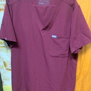 Maroon Figs Scrubs